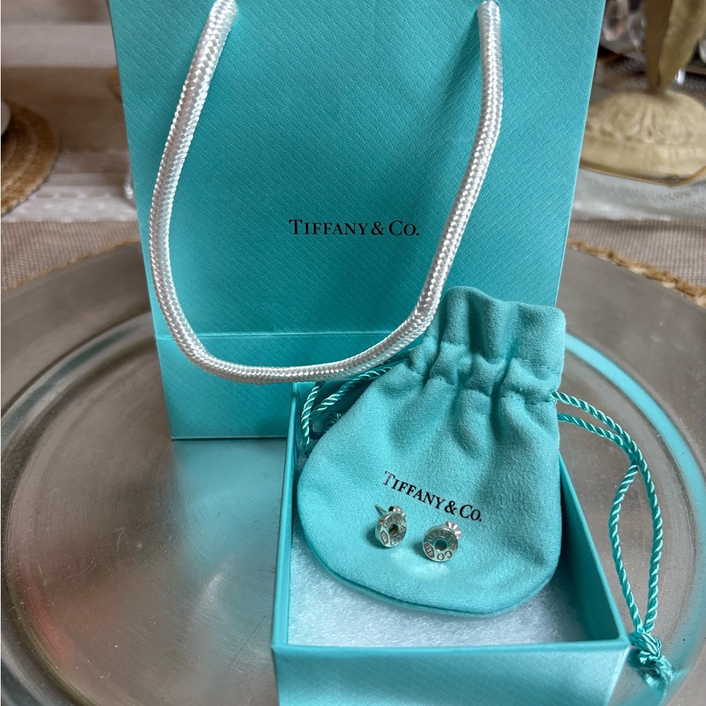 Tiffany & Co. 1837 Silver Earrings